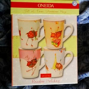 Stoneware Mug set of 4